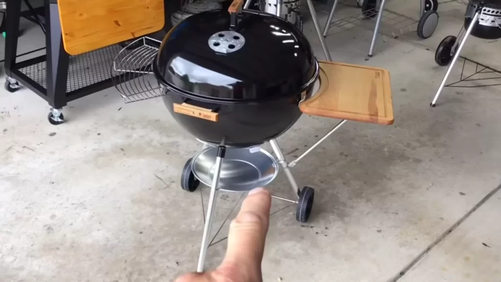 Fixing the charcoal grill